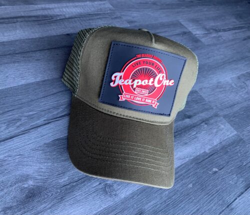 Live IT Love IT Ride IT patch (silicone) with velcro and cap - Green